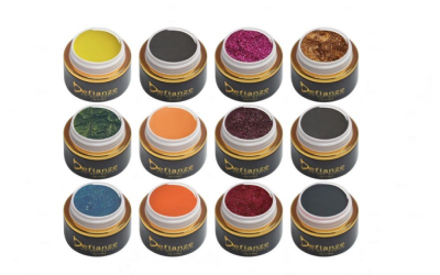 Latest Gel Colours . Twelve beautiful shades