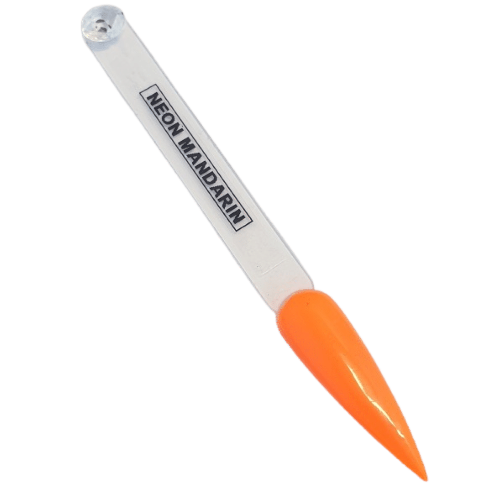 BRIGHT NEON MANDARINE GEL POLISH