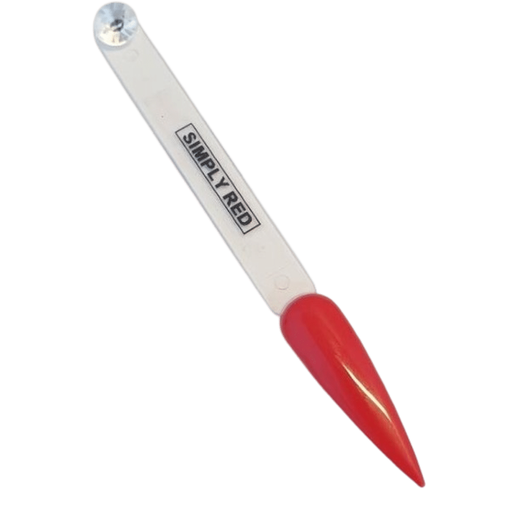 PERECT BRIGHT RED GEL POLISH . HEMA FREE